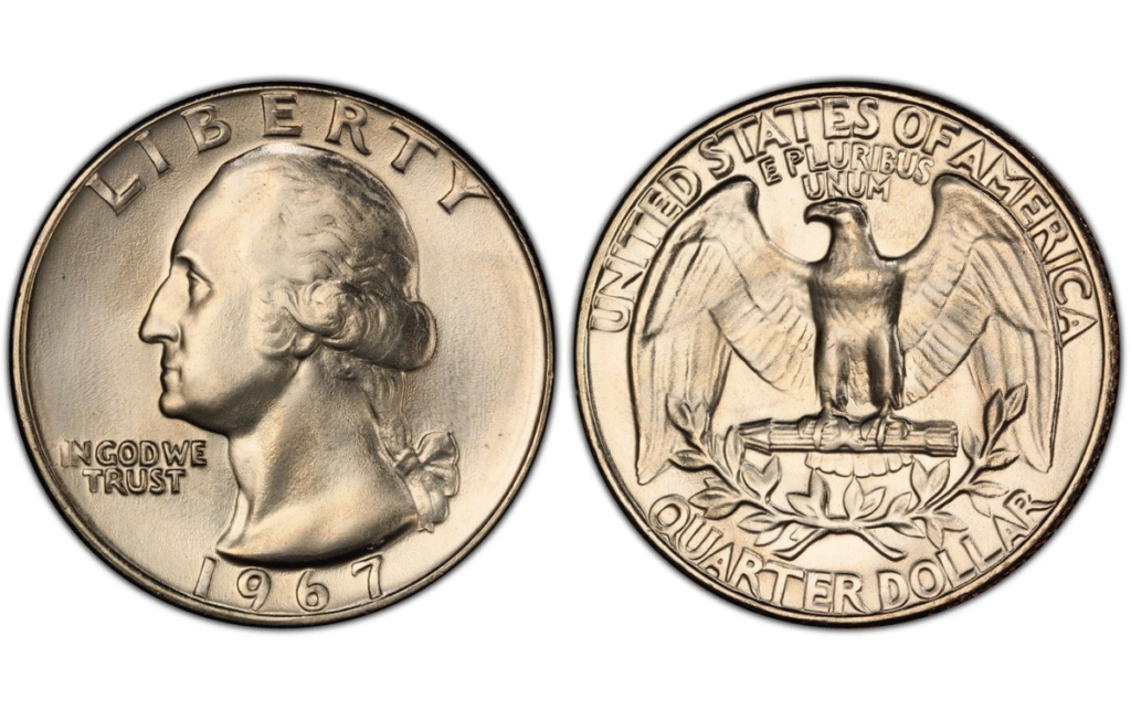 2 Valuable 1967 Quarters You Should Look For – Error Coins & No Mint Mark Worth Big Money