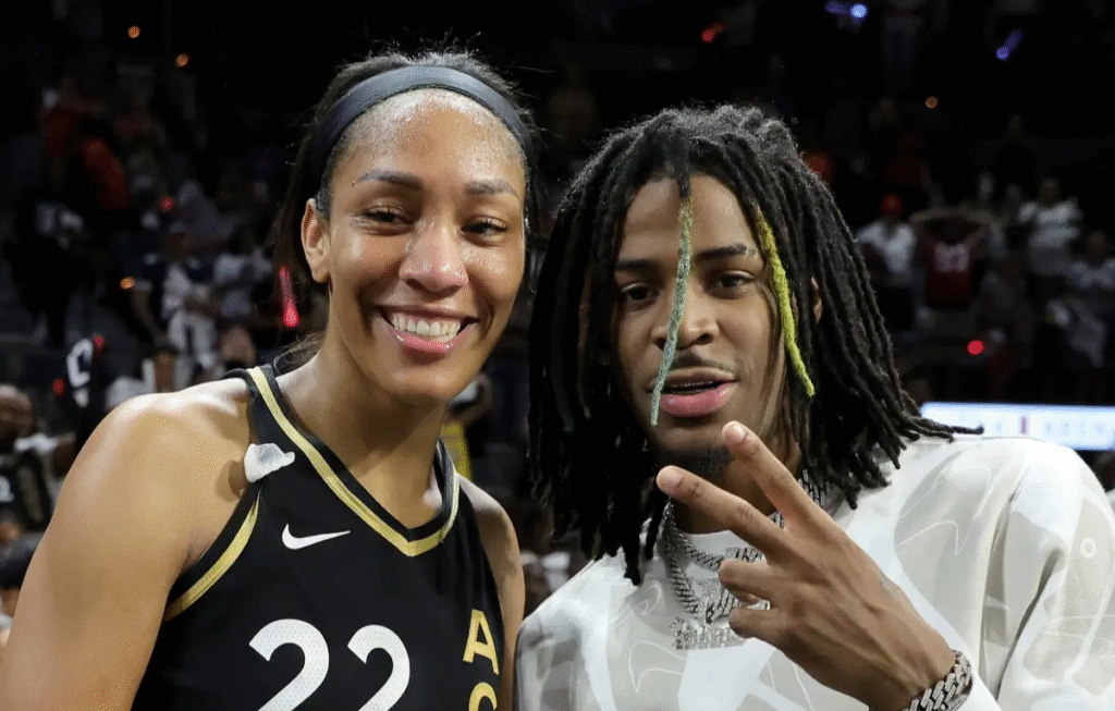 NBA Star Ja Morant Hails A’ja Wilson After Aces Crush Mercury in WNBA Clash