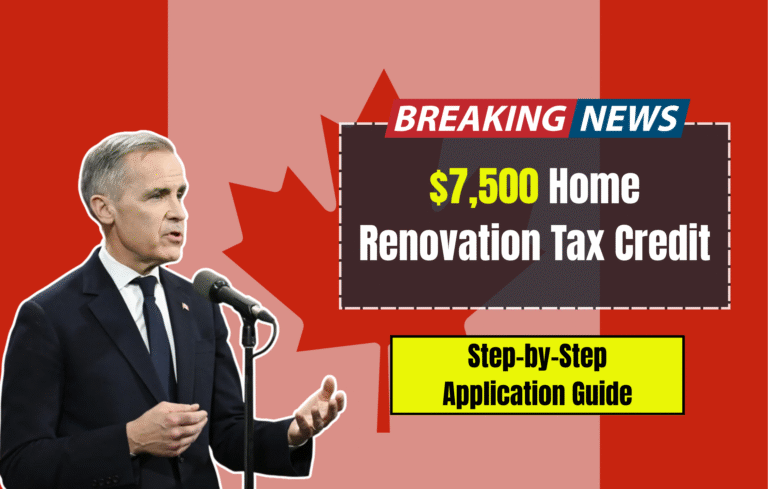 $7,500 Home Renovation Tax Credit: Step-by-Step Application Guide