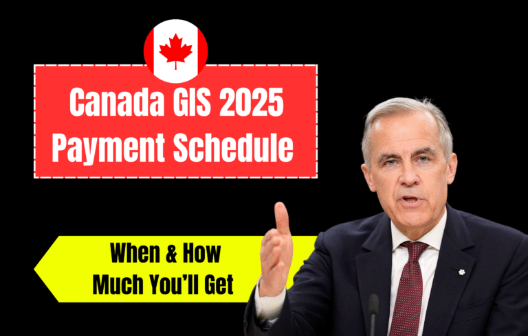 Canada GIS 2025 Payment Schedule – When & How Much You’ll Get