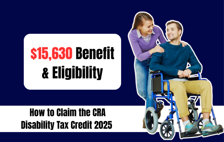 How to Claim the CRA Disability Tax Credit 2025 – $15,630 Benefit & Eligibility