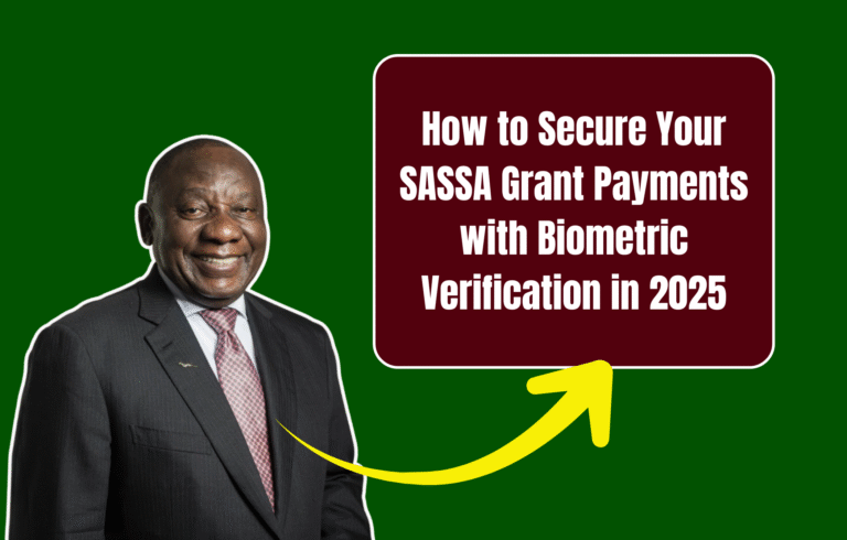 How to Secure Your SASSA Grant Payments with Biometric Verification in 2025