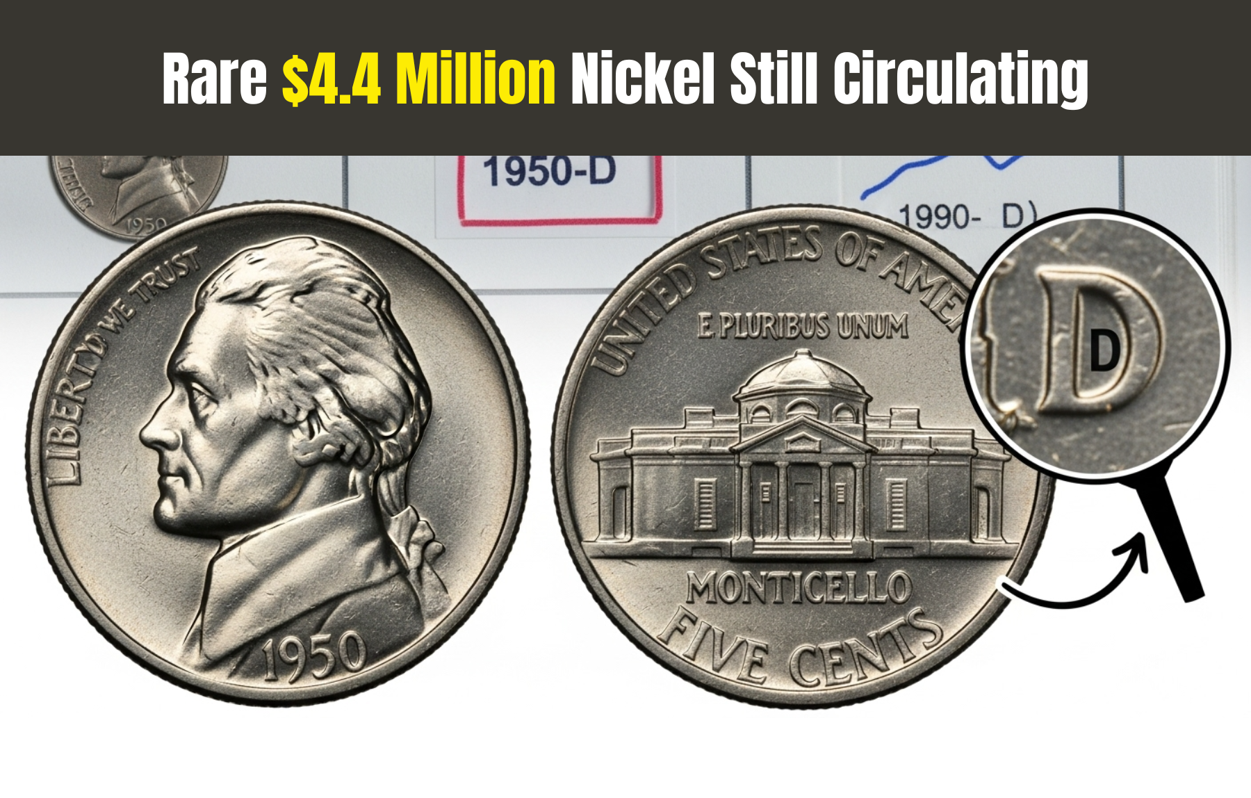 Rare $4.4 Million Nickel Still Circulating
