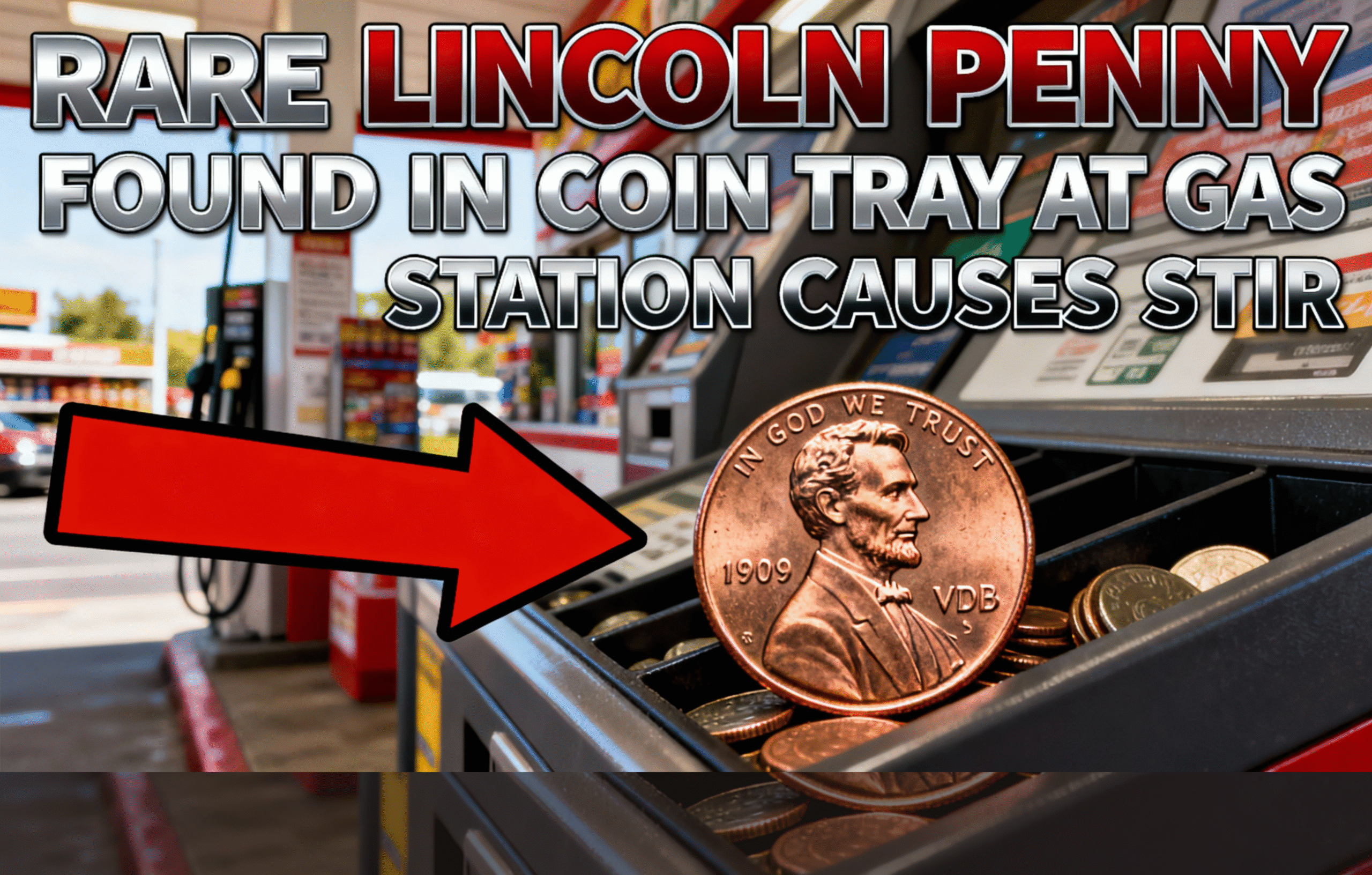 Rare Lincoln Penny Found in Coin Tray at Gas Station Causes Stir