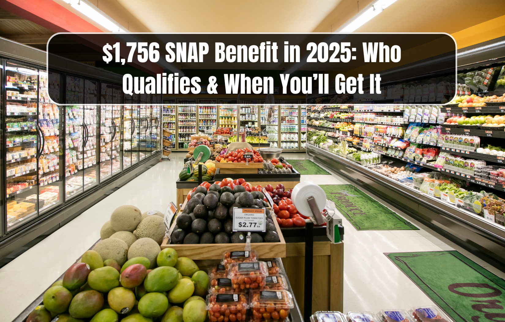 $1,756 SNAP Benefit in 2025: Who Qualifies & When You’ll Get It
