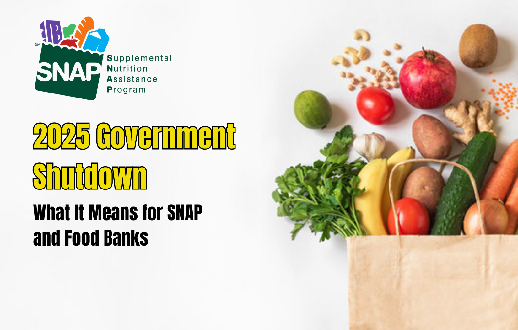 2025 Government Shutdown: What It Means for SNAP and Food Banks