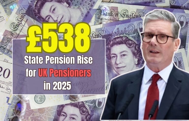 £538 State Pension Rise for UK Pensioners in 2025 – Eligibility, Timetable & Key Rules