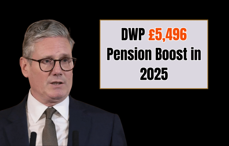 DWP £5,496 Pension Boost in 2025: Who’s Eligible and How to Apply