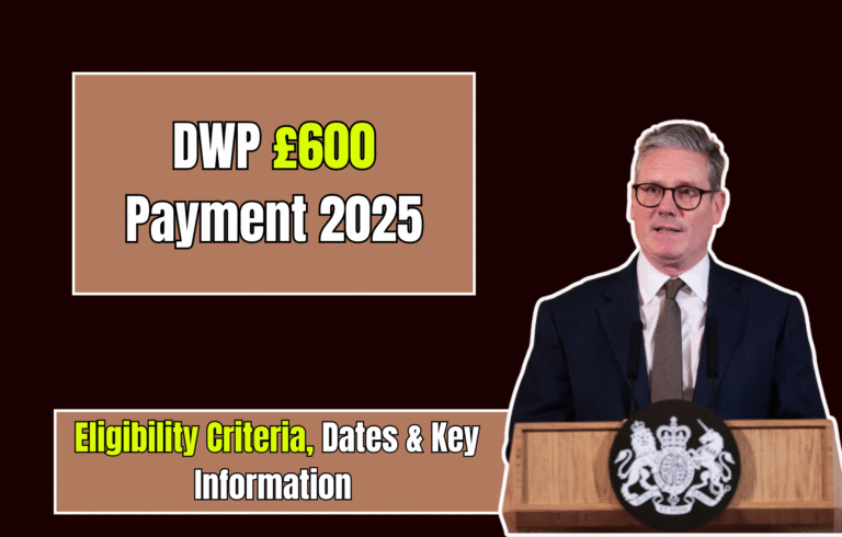 DWP £600 Payment 2025: Eligibility Criteria, Dates & Key Information