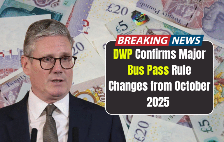DWP Confirms Major Bus Pass Rule Changes from October 2025 — Who Qualifies and What’s New