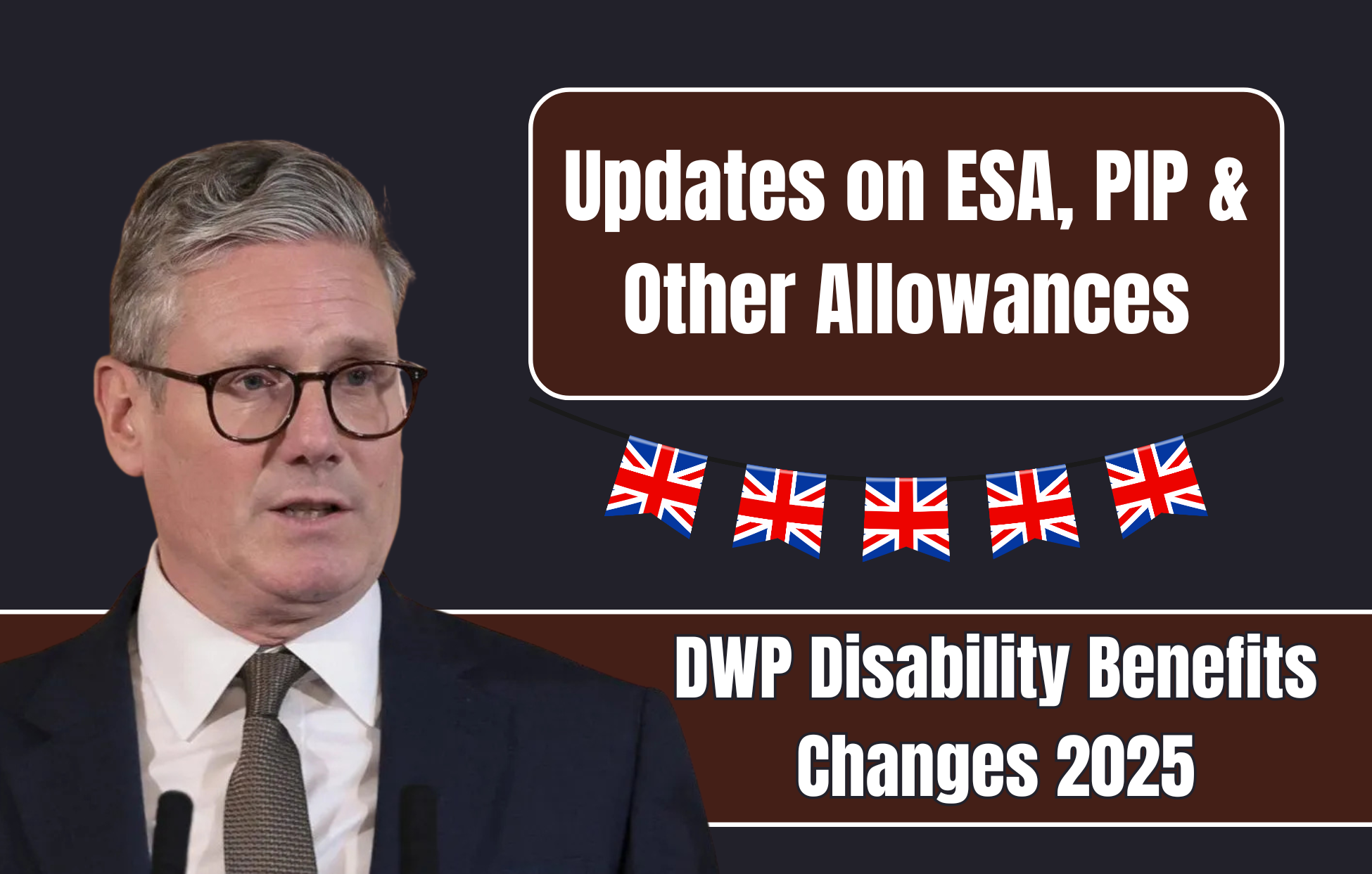 DWP Disability Benefits Changes 2025: Updates on ESA, PIP & Other Allowances