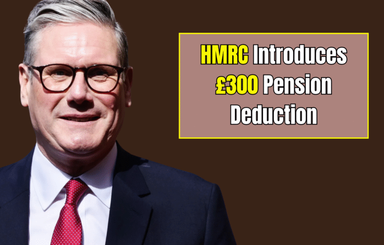 HMRC Introduces £300 Pension Deduction – Key Changes for UK Pensioners in Effect Now