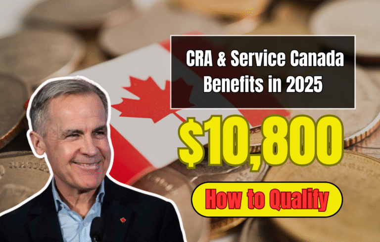 How to Qualify for $10,800 in CRA & Service Canada Benefits in 2025