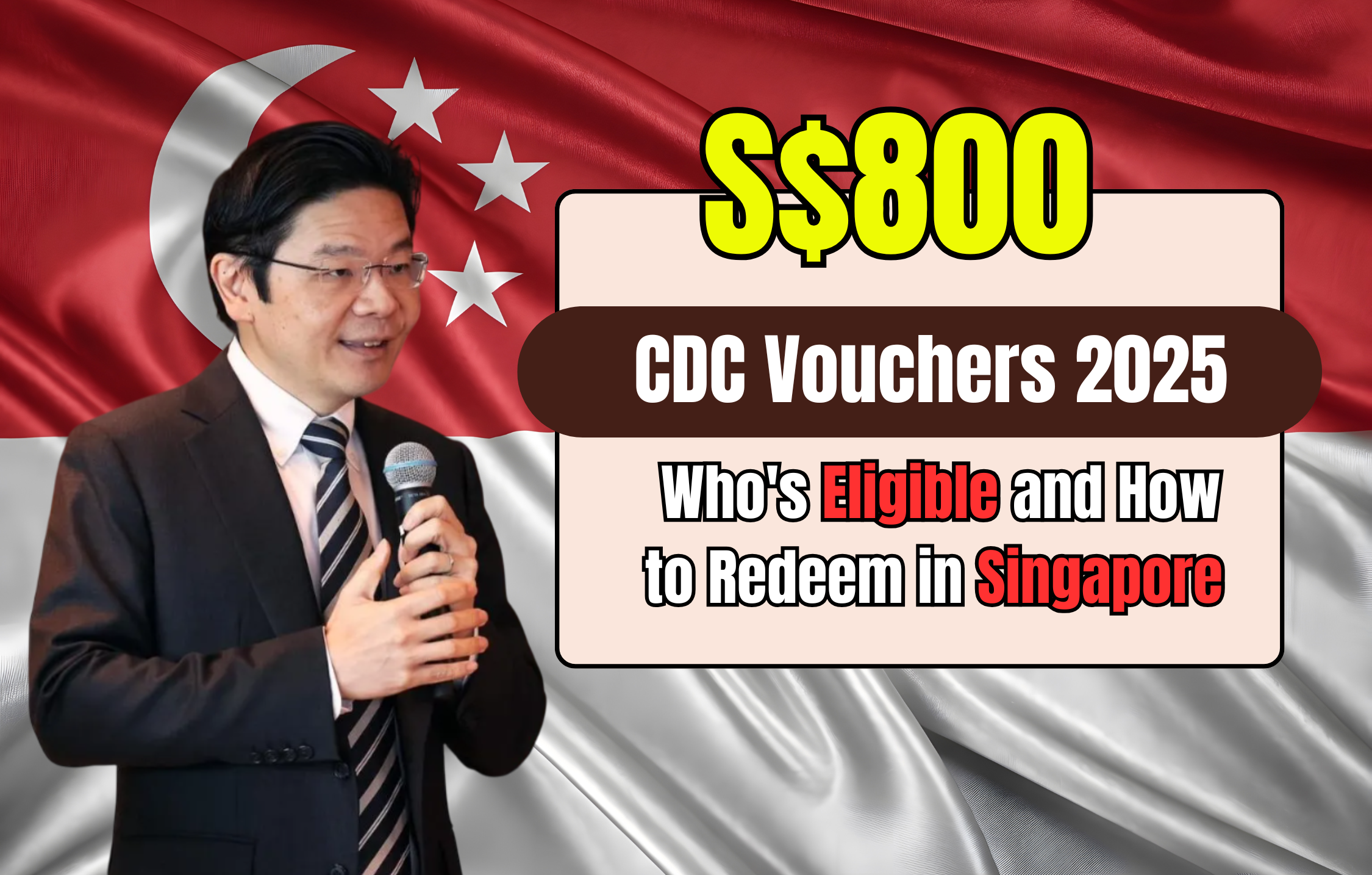S$800 CDC Vouchers 2025: Who's Eligible and How to Redeem in Singapore