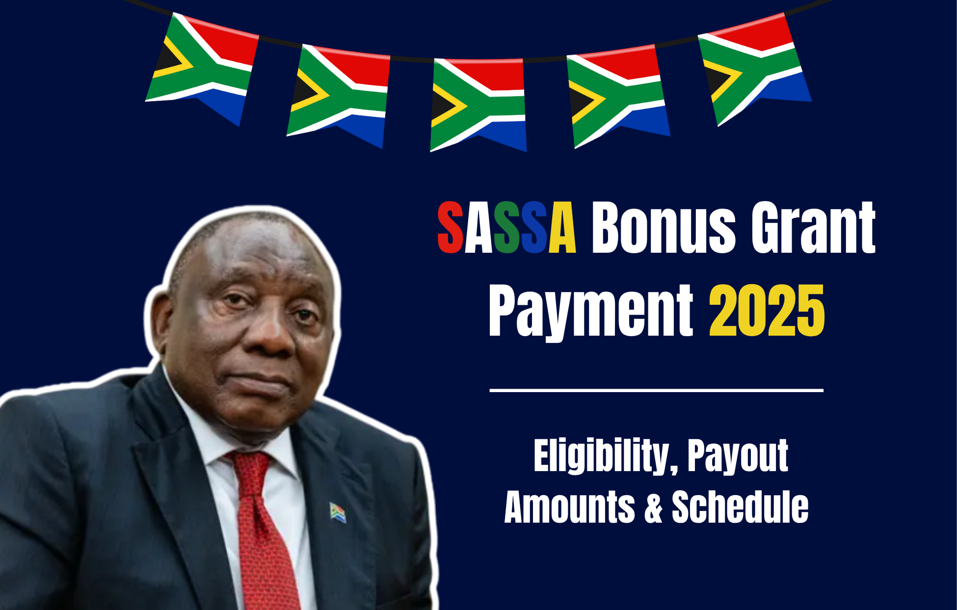 SASSA Bonus Grant Payment 2025: Eligibility, Payout Amounts & Schedule