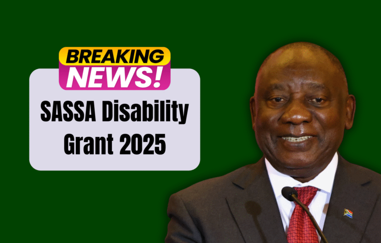 SASSA Disability Grant 2025: Eligibility & Payouts Explained