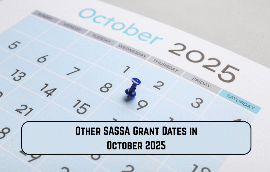SASSA SRD Grant for October 2025 – Payment Dates and Amount Breakdown