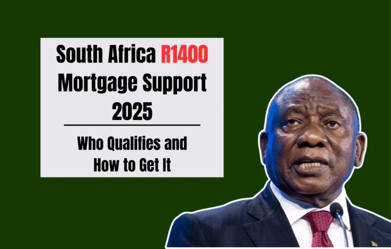 South Africa R1400 Mortgage Support 2025: Who Qualifies and How to Get It